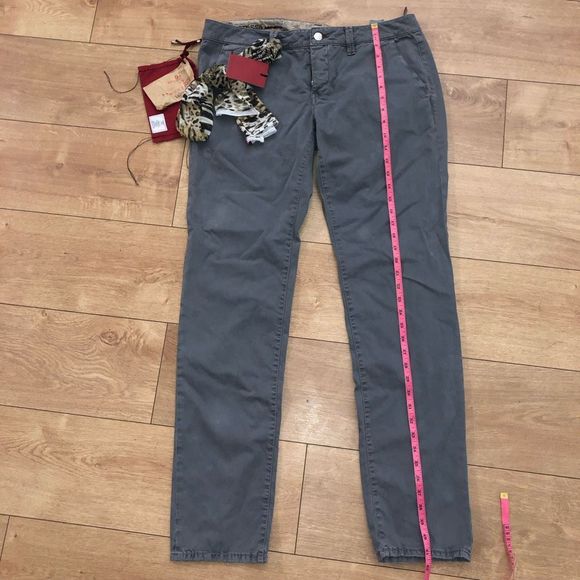Tramarossa Laboratorio NWT Gray Straight-Legged Sartoria Jeans, Size 32, MP $355 - Picture 9 of 11